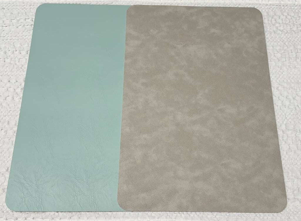 PU Leather Placemats Set of 4 – Premium Cowhide Texture