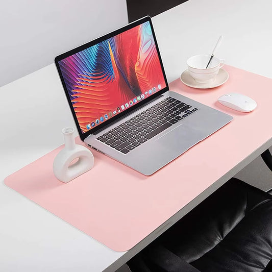 Large PU Leather Desk Pad Protector – Waterproof Non-Slip Desk Mat, Laptop Keyboard and Mouse Pad Writing Mat for Office & Home 31.5" x 15.7" (40 x 80 cm)